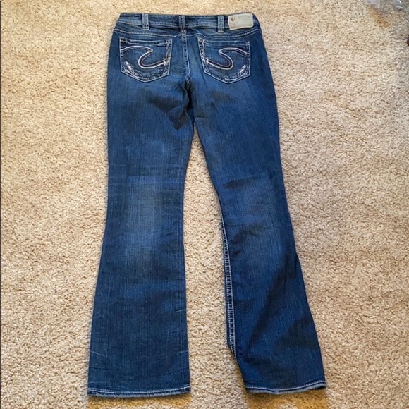 Silver Women’s Bootcut Thick Denim Jeans (W30) - Picture 4 of 6